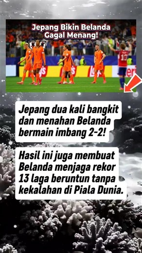 Jepang Tahan Belanda, Rekor Tetap Berlanjut!