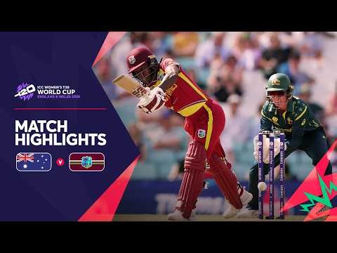 Australia v West Indies | Match Highlights – Semi Final 1 | Women's #T20WorldCup 2026