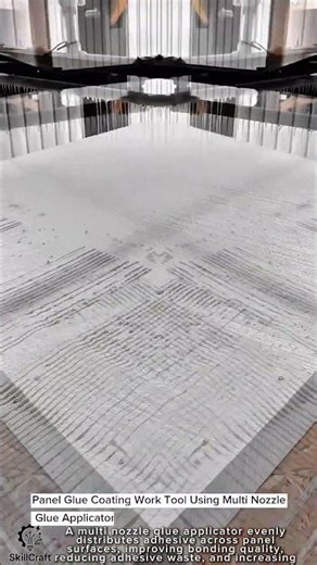 Panel Glue Coating Work Tool Using Multi Nozzle Glue Applicator #worktool