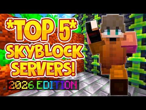 TOP 5 SKYBLOCK SERVERS *SUMMER* EDITION | Bedrock & JAVA BEST Skyblock | 1.8/1.19/1.20/BEDROCK