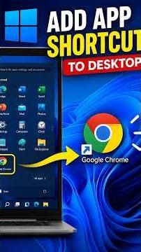 How to Add an App Shortcut to Desktop on Windows 11 & 10 | 2 Easy Ways