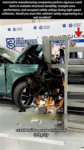 Extreme Vehicle Safety Test #Shorts