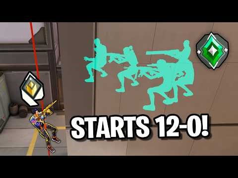 Radiant VS 5 Ascendants, but he starts 12-0!