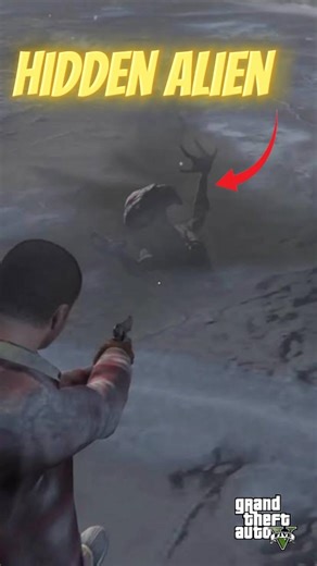 GTA 5 Hid An Alien In The First Mission 😨👽 #shorts