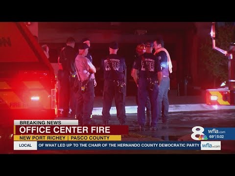 Crews put out fire at multi-story office building in New Port Richey