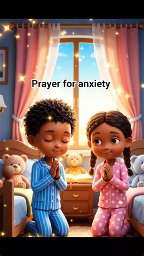 Prayer for anxiety #ChristianKids #FaithForChildren #Sunday School #PrayerWorks#KidsPrayer