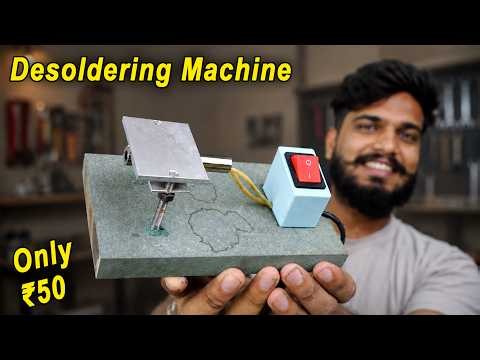 How to make Desoldering Machine at home // SMD Hot plate