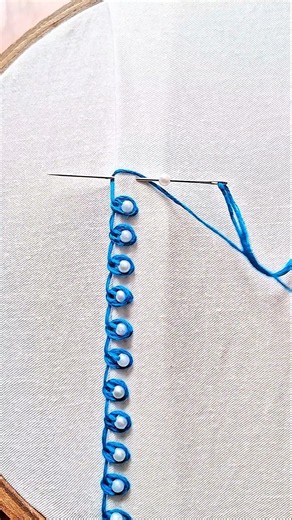 Beautiful hand embroidery skills #video #shorts #trending #viral