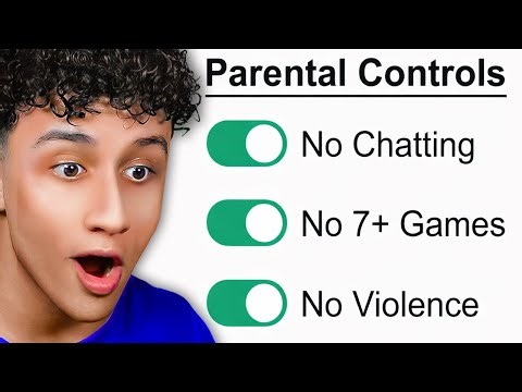 PLAYING ROBLOX ON PARENTAL CONTROLS..