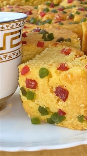 #bakingtherapy #shortsfeed #fruitcake #teacake #speedsong 🫶🏻✨