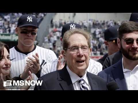 'Thank you for the memories': Morning Joe honors longtime Yankees radio voice John Sterling