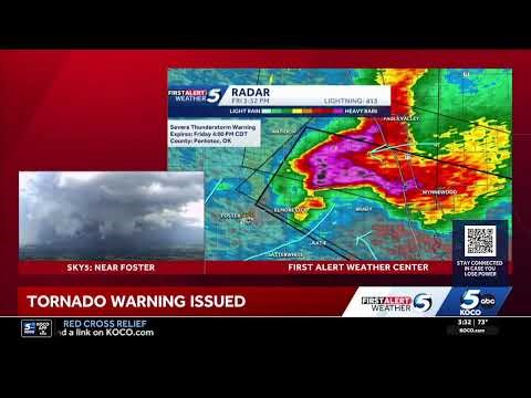 WATCH LIVE: Tracking tornado-warned storms in Oklahoma