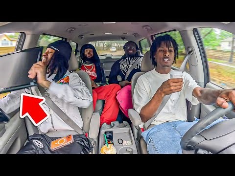 THROWING LOADED PC MONITOR OUT THE CAR WINDOW…*He Went Off*