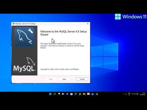 How to install and set up MySQL Server on Windows 11 step by step
