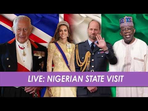 LIVE: A Royal Salute & Welcome For President Tinubu | Nigerian State visit