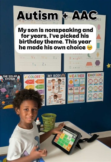 Letting My Nonverbal Child Choose His Birthday Cake with AAC