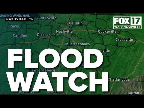 Flood watch and severe weather possible, 3-4 inches of rain through Sunday