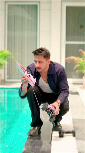 ₹50,000 RC Car vs RC Boat: Race till the end! 😱🏁 #shorts