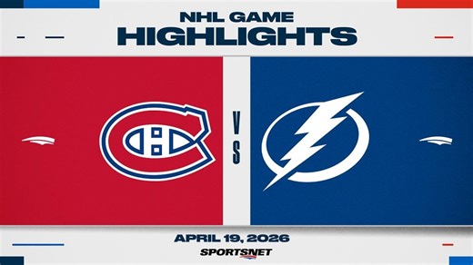 NHL Game 1 Highlights | Canadiens vs. Lightning - April 19, 2026