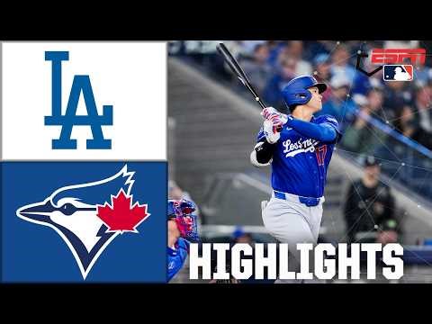 DODGERS DOMINATION 😤 Los Angeles Dodgers vs. Toronto Blue Jays | Full Game Highlights | ESPN MLB