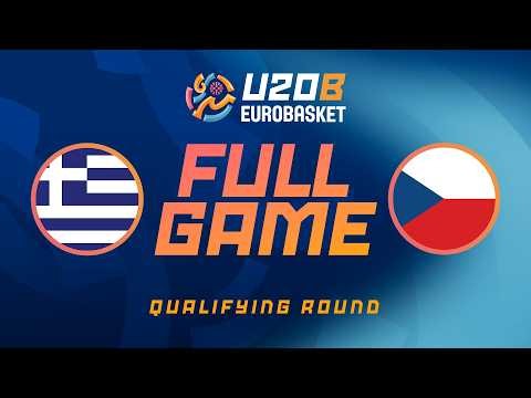 Qualif Round | Greece v Czechia | Full Basketball Game | FIBA U20 Women's EuroBasket 2026 Division B