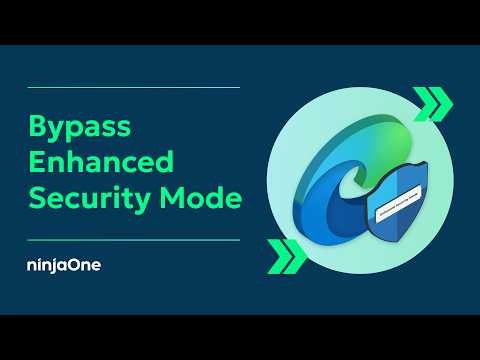 How to Enable or Disable Bypass Enhanced Security Mode in Microsoft Edge