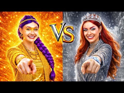 GOLD VS SILVER CHALLENGE! 😱 Kpop Demon Hunters Beauty Makeover & Hacks!