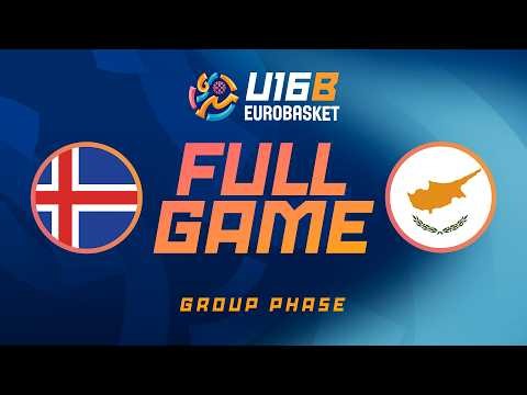 Group Phase | Iceland v Cyprus | Full Basketball Game | FIBA U16 EuroBasket 2026 Division B