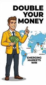 Emerging Markets & Diversification Strategy | How to Invest for Beginners #shorts #personalfinance