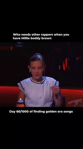 GOLDEN ERA SONGS on Instagram: "Follow @goldenera.songs for iconic throwback music moments She absolutely nailed it 🔥 Millie Bobby Brown shocked audiences when she flawlessly rapped Nicki Minaj’s iconic verse from “Monster” on The Tonight Show Starring Jimmy Fallon in 2016, instantly turning the moment into a viral pop-culture highlight; she later performed it again at Salt Lake Comic Con and in a fun Stranger Things Season 1 recap rap, and in 2025 she looked back on the performance with Fallon