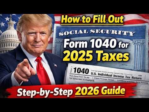 IRS Form 1040 Tutorial: How to File Your 2025 Taxes Step-by-Step (Complete Guide for 2026)