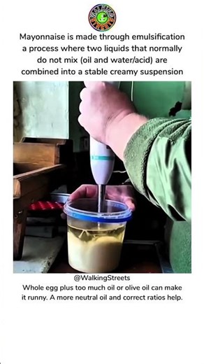How Eggs Turn Oil Into Mayonnaise