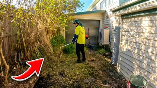 It took me 13 hours to transform this neglected garden disaster!