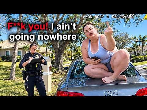 Cops vs Dumbest Karens Who Got Arrested For Being Stupid