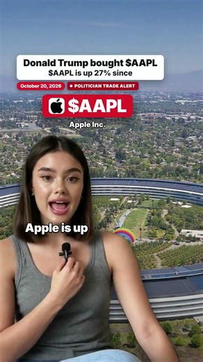Donald Trump Keeps Buying Apple ($AAPL) Stock: 19 Disclosed Buys Since 2025