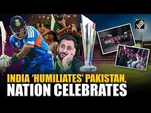 Celebrations erupt as India embarrasses Pakistan in World Cup, hands over 61 run defeat in Colombo