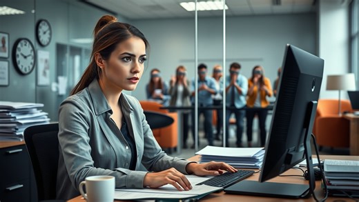 Woman Skips Mandatory Blindfold Trust Obstacle Course