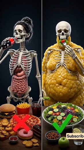 Junk Food vs Healthy Food: What Happens to Your Body? 😱