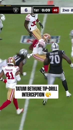 tatum bethune in the right place at the right time 🙌