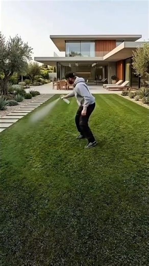 I Built a Hidden Cabin Under My Garden 😳🌿 (Satisfying DIY Build)#fyp