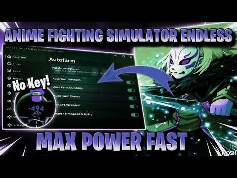 Anime fighting Simulator: Endless Script (Auto Quest, Auto Farm Class, Auto Farm Stat, Mob)