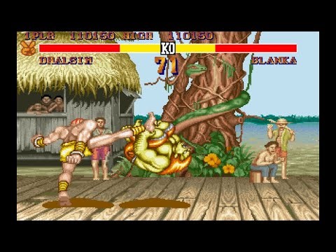 Street Fighter II - Dhalsim [IBM PC Longplay] (1993) U.S. Gold and Creative Materials