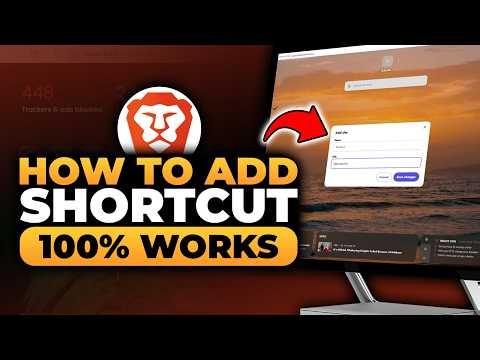 How To Add Shortcut To Brave (𝟮𝟬𝟮𝟲) | 100% WORKS | NO Yapping, To The Point! | FAST & EASY