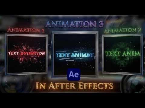 Motion Text Design l After Effect Tutorial