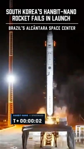 South Korea’s Hanbit-Nano Rocket Fails in Launch
