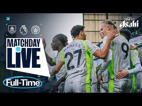 MATCHDAY LIVE! MAN CITY GO TOP OF THE PREMIER LEAGUE AFTER BURNLEY BATTLE! | Burnley 0-1 Man City
