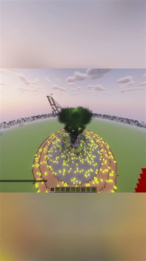 Dud (Balefire) Explosion in HBM Nuclear Tech CE #minecraft #shorts #hbm #minecraftbuilding