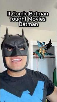 if comic Batman fought movies Batman #batman #comics #dc ￼