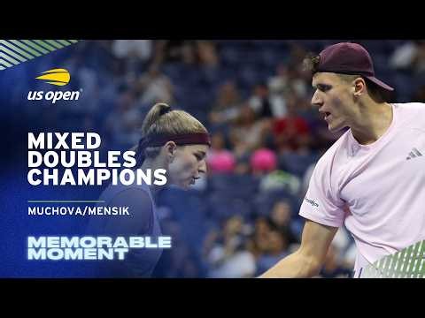 Championship Point | Muchova/Mensik Win the Mixed Doubles Title | 2026 US Open