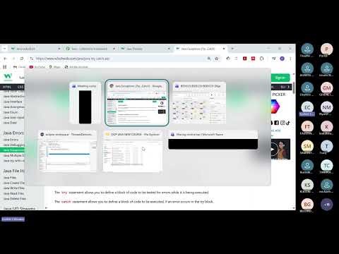 Java OOP Lecture 3 | Exception Handling, Scanner, Threads & Collections Framework